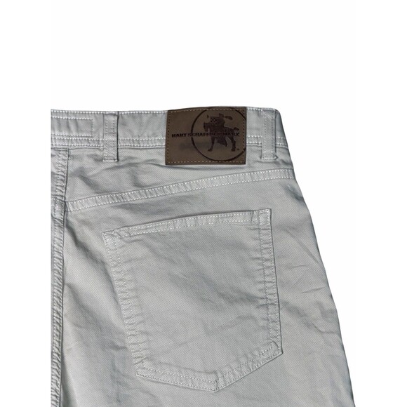 Hart Schaffner Marx Men’s Luxury Performance  Pants Chino Khaki 34x30 Soft - Picture 4 of 13